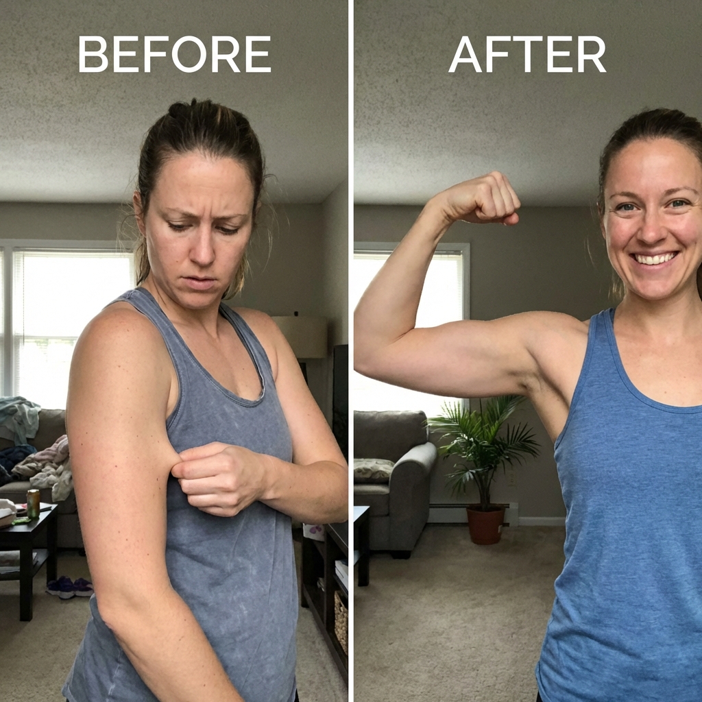 Before and after - Luciana, 44